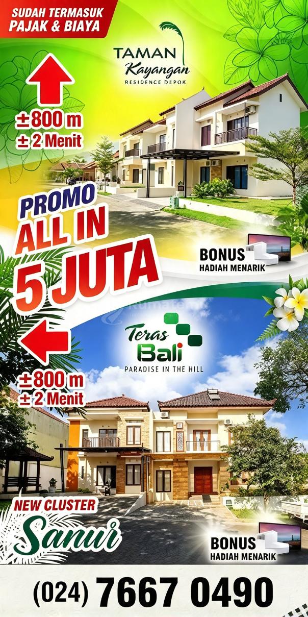 Rumah Nuansa Bali di Teras Bali Dekat Bsb Semarang By Prabowo Siswanto Property