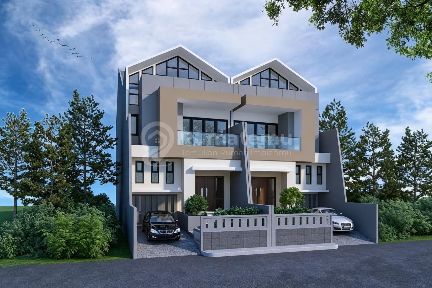 Dijual rumah baru mewah Hadap Timur Akses 4 jalan mobil di Puri Indah , Kembangan Selatan