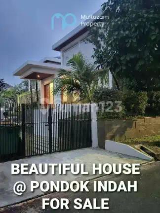 Dijual Rumah Mewah Hoek Private Lift, Kolam Renang Pondok Indah Jakarta Selatan