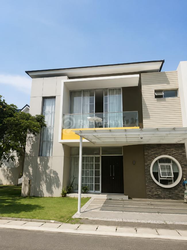 Rumah Pik 2 Hoek 4 Br Hoek Semi Furnish Shm