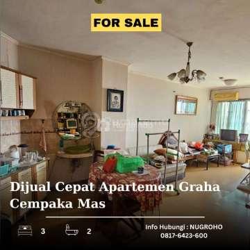 Dijual Cepat Apartemen Graha Cempaka Mas