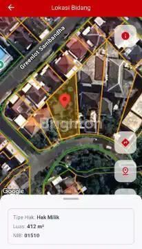 DIJUAL TANAH GREEN LOT SAMBANDHA,412 M2 ,MUNGGU,MENGWI,BADUNG,BALI