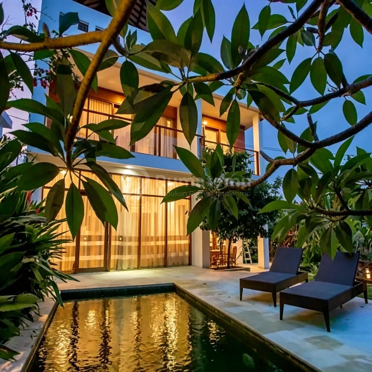 Rv-3302 Freehold 3-Bedroom Beachside Villa With Ocean View In Balian