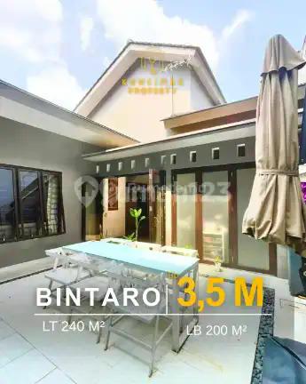 Rumah Nyaman Bintaro Jaya Sektor 3 Dkt Stan Tangsel