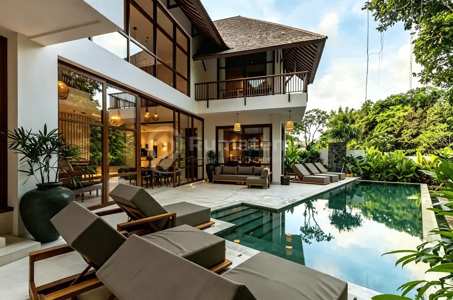 Ready For Rent 5 B R Beautyfull Villa In Nuanu Tabanan Bali