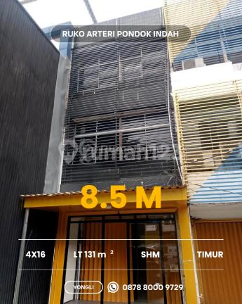Dijual Ruko Arteri Pondok Indah Lokasi Strategis
