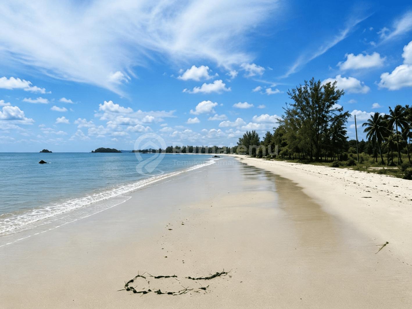 Tanah Hadap Laut di Sijuk Belitung 1,4 Hektarcari Tanah Pinggir Pantai di Belitung untuk Hotel? Lahan Pantai Sengkelik Sijuk 1,4 Hektar SHM View Laut Lepas
