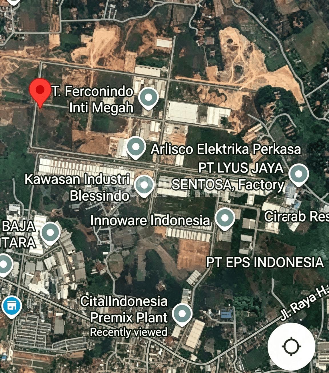 Kavling.gudang Dan Industri Di Legok Tangerang Dekat Ke Bsd Luas 5000m2 Sampai 2 Hektar Harga 5,5jt