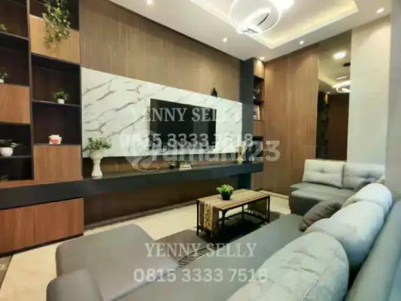 Permata Buana:[RUMAH] Fully Furnished,3Lt-New perabot- Hdp Barat