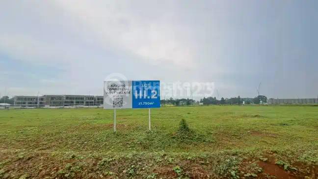 Kavling Komersial di West Village Bsd City Luas 1700 Sampai 3000 Anharga 18Juta Permeter