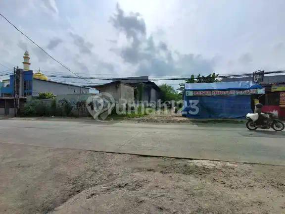 Tanah Pinggir Jalan Komersil Hadap Timur Suradita Cisauk