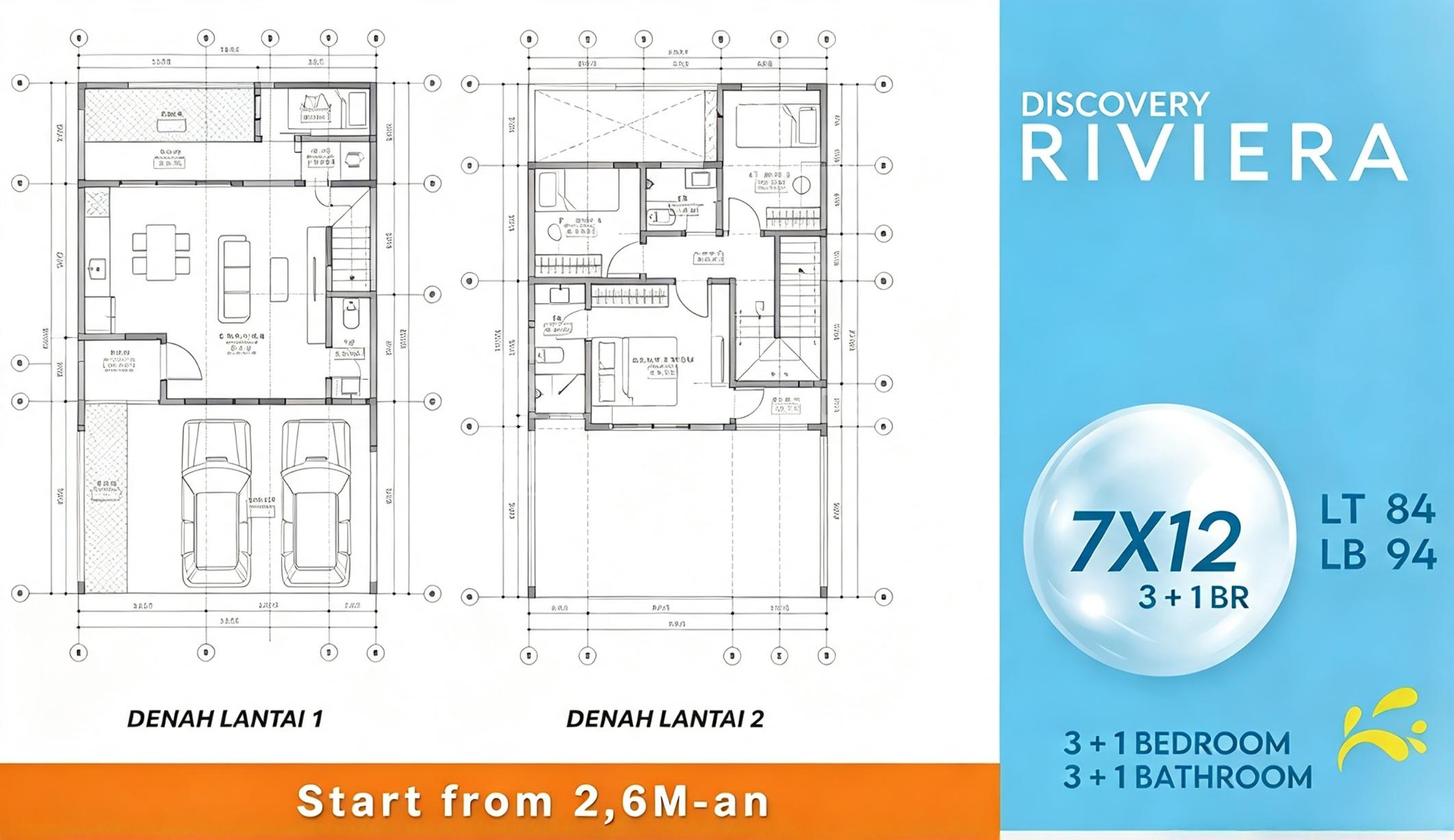 Dijual Rumah Baru Lokasi di Cluster Aira Discovery Riviera Bintaro Jaya
