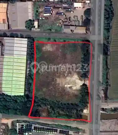 Kavling 1 Hektar Cikararang Timur !! Pinggir Jalan Utama Muka 100M, Hanya 35M Nego !!