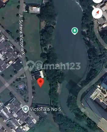 Kavling Sutera Victoria Alam Sutera View Depan Taman, View Belakang Danau Harga 20 Juta Permeter