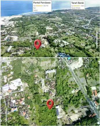 Lahan Premium Siap Bangun View Laut di Kutuh Badung Bali