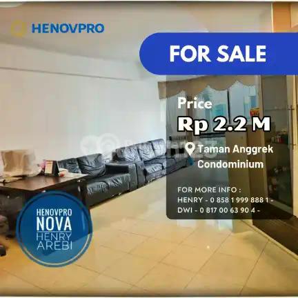 Taman Anggrek Condo 3 BR Special Unit Sdh Renov Hadap Garden+pool