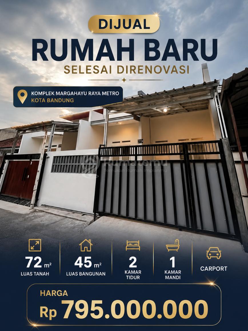 Rumah Murah Metro Margahayu Dekat Tol Buah Batu Bandung