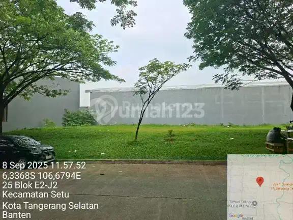 Kavling untuk Gudang dan Industri di Pergudangan Taman Tekno BSD City Tangerang Selatan Luas 1067 M2 Harga 15Juta/M2