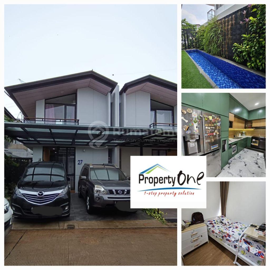 Dijual Rumah siap huni ada kolam  Cluster Cendana Park,  Lippo  Karawaci kec. Curug kab.  Tangerang Banten