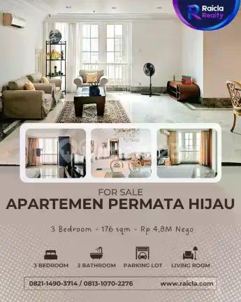 Best Deal! Apartemen Permata Hijau 3Br Furnished - Lokasi Strategis & Prime