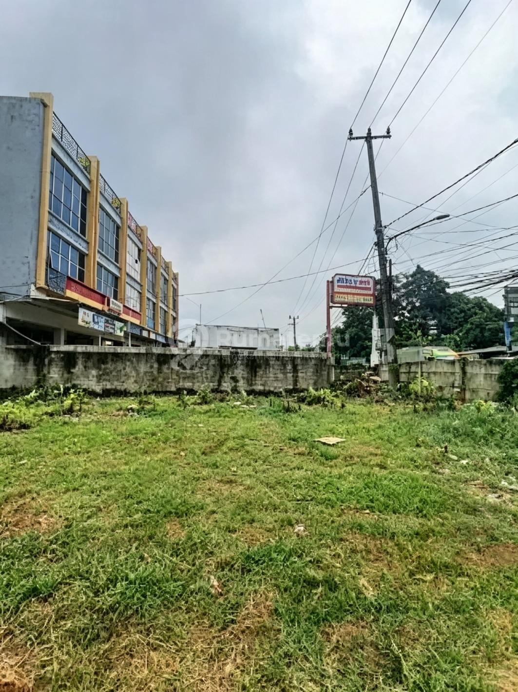 Tanah Pinggir Jalan Raya Strategis Cck Utk Kantor Ruang Usaha