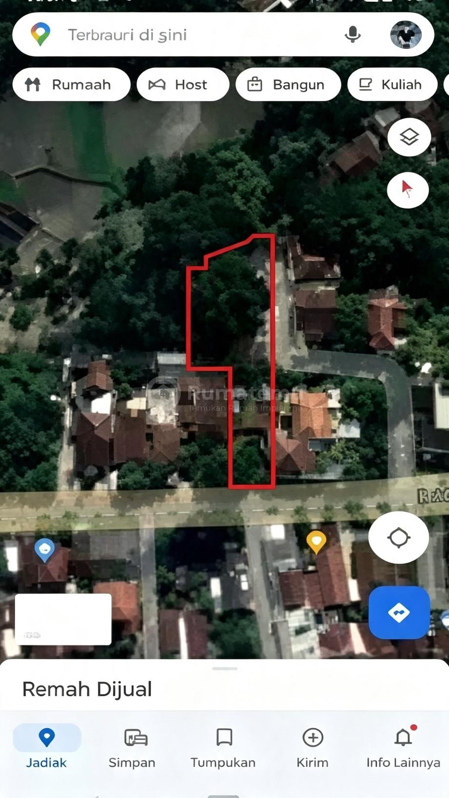 Jual Tanah Murah bonus bangunan lebar 13 meter pinggir jalan raya utama pandeglang Banten