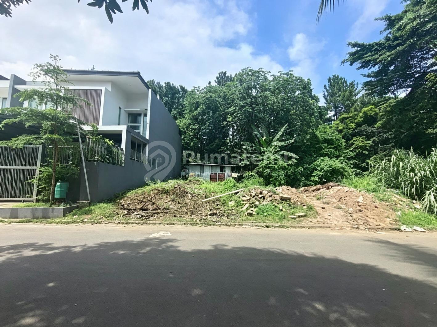 Kavling siap bangun lebar muka 9 meter hadap timur griyaloka BSD