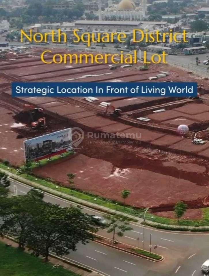 Dijual Kavling Komersial North Square District di Jl. Boulevard Kota Wisata, Cibubur