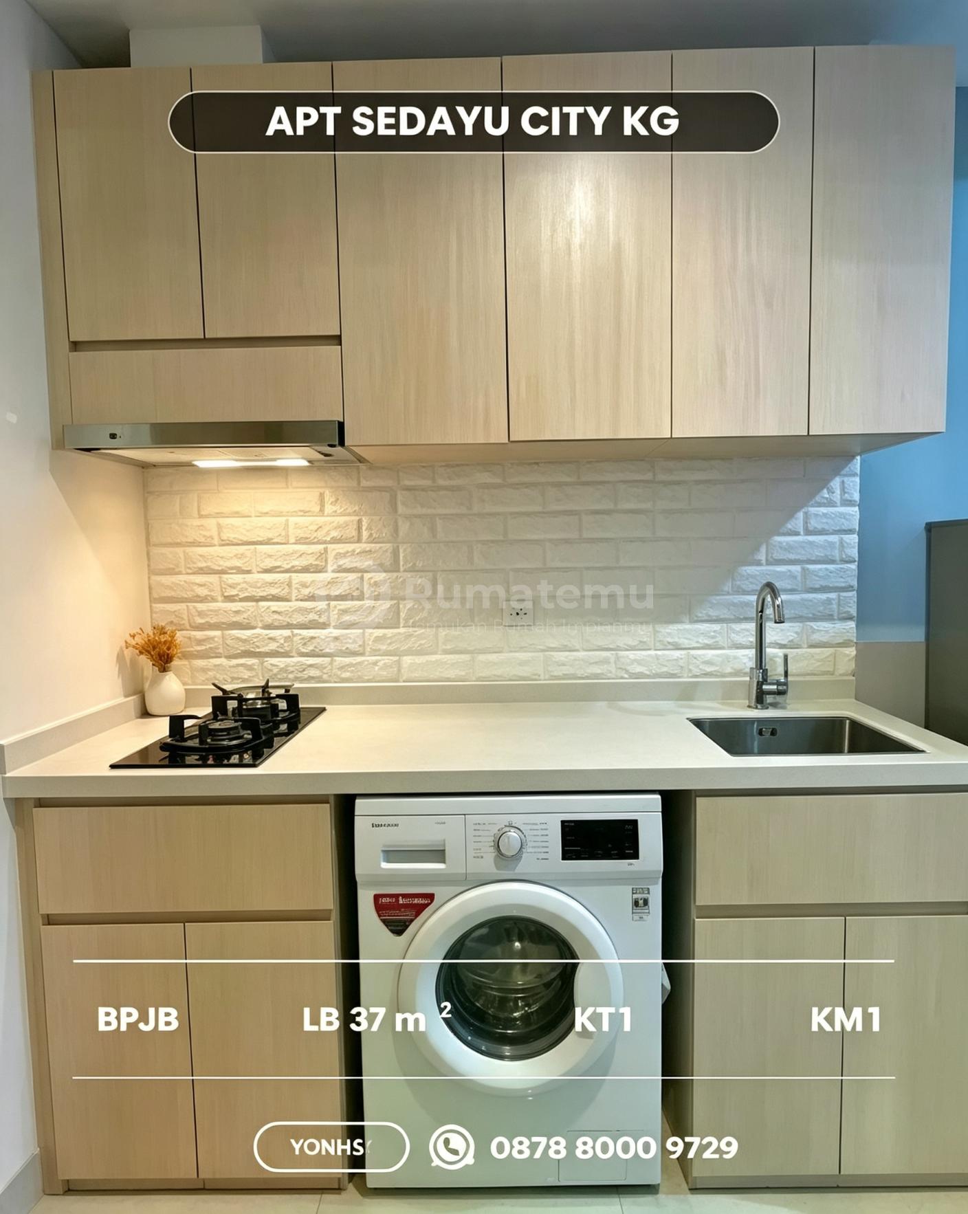 Dijual Cepat Apartement Full Furnished Sedayu City Kelapa Gading