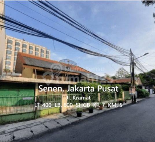 JUAL RUGI..Rumah MURAH Bawah NJOP area Komersial Jl. Kramat, Jakarta Pusat