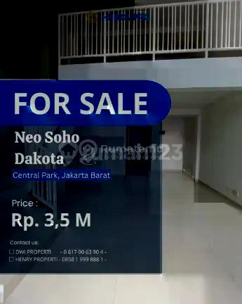 Dijual Cepat Neo Soho Dakota Semi Furnish Harga Special City View