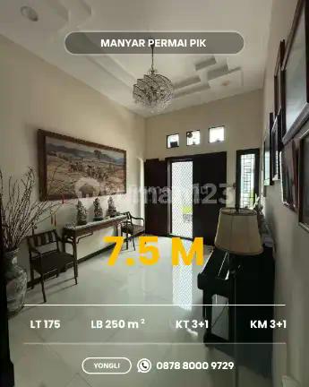 Rumah Eksklusif Manyar Permai Pantai Indah Kapuk