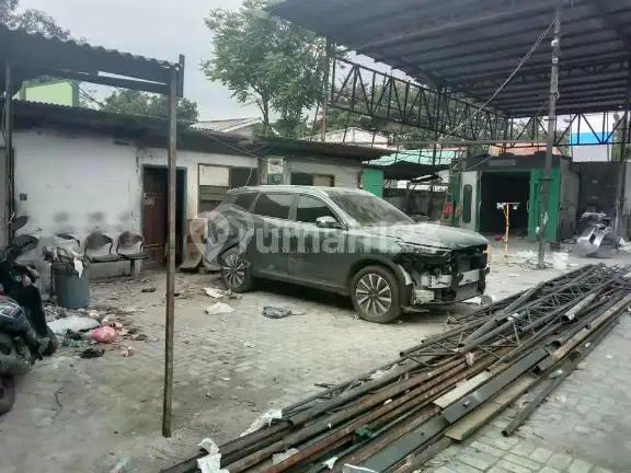 Tanah Ex Bengkel Di.pinggir Jalan Raya Pegangsaan Dua Jakut