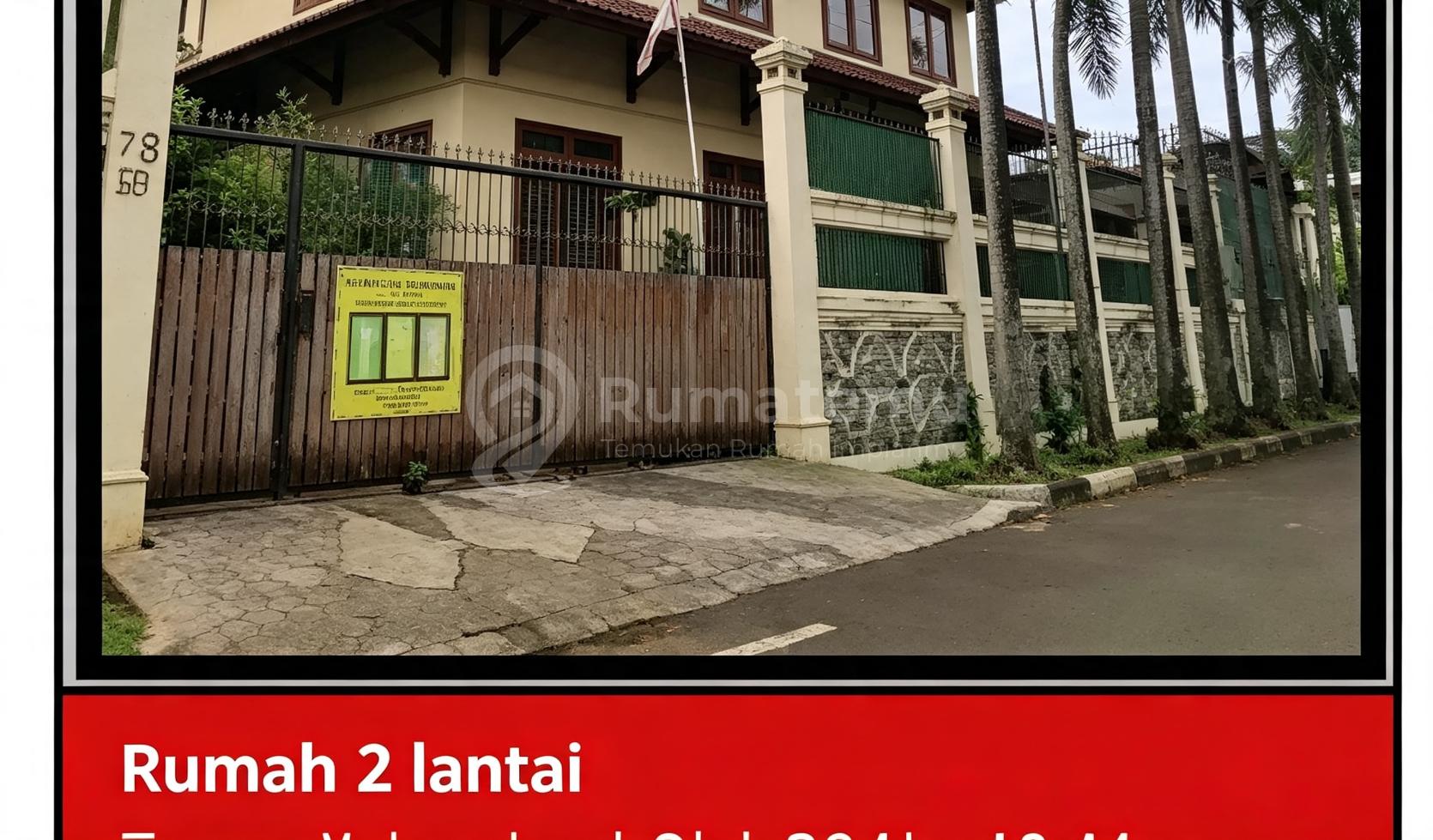 Di Jual Rumah Aset Bank di Taman Kebon Jeruk Meruya Selatan, Kembangan, Jakarta Barat.