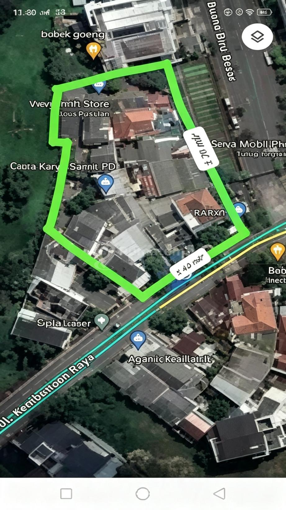 Kembangan Raya [TANAH]: Dijual-Komersial-2800m-Hook-Selatan