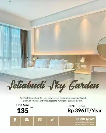 Sewa Unit 3Br di Setiabudi Sky Garden, Luas, Nyaman, & Strategis