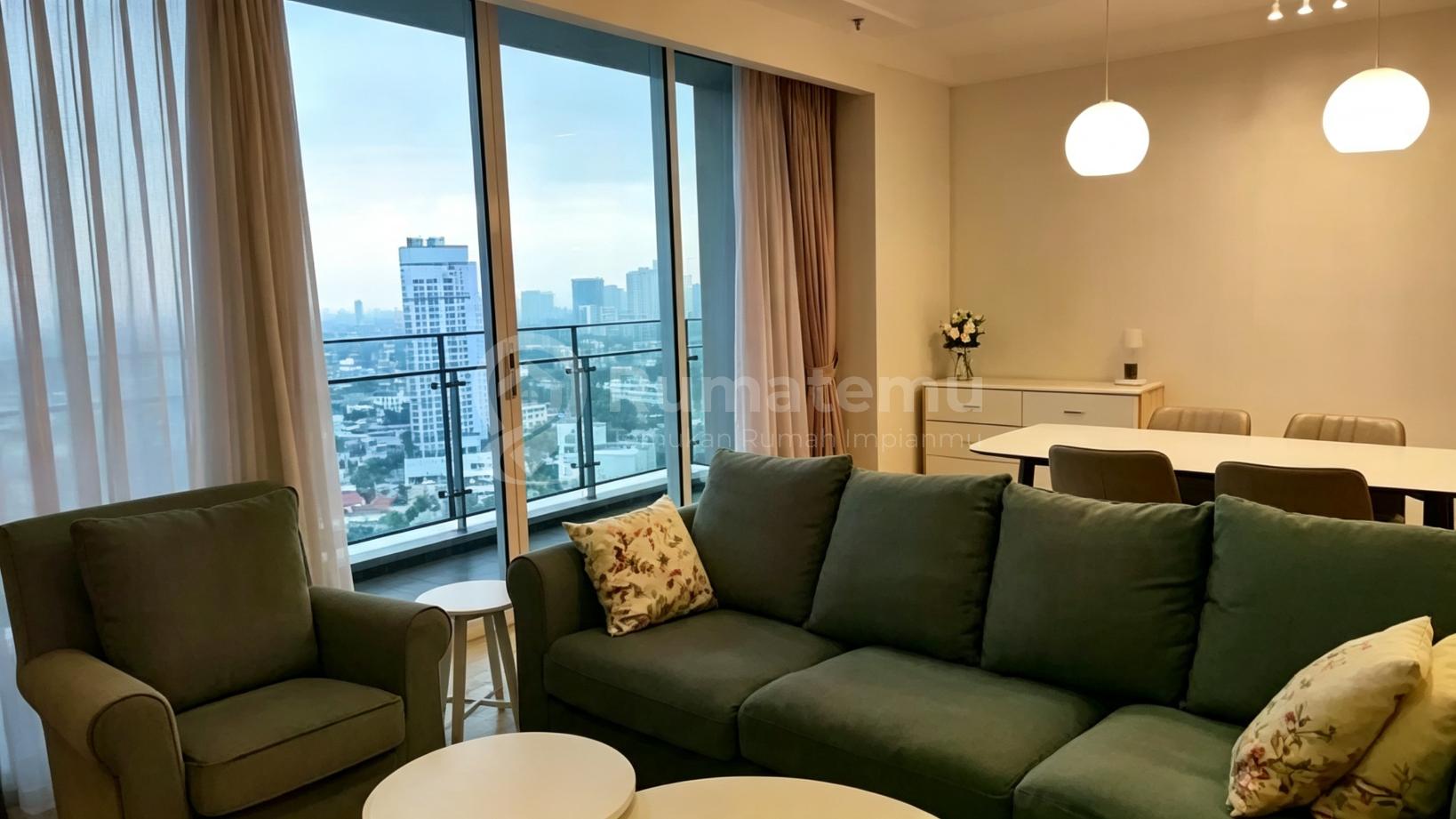 Disewakan Unit 3BR High Floor di Pondok Indah Residences