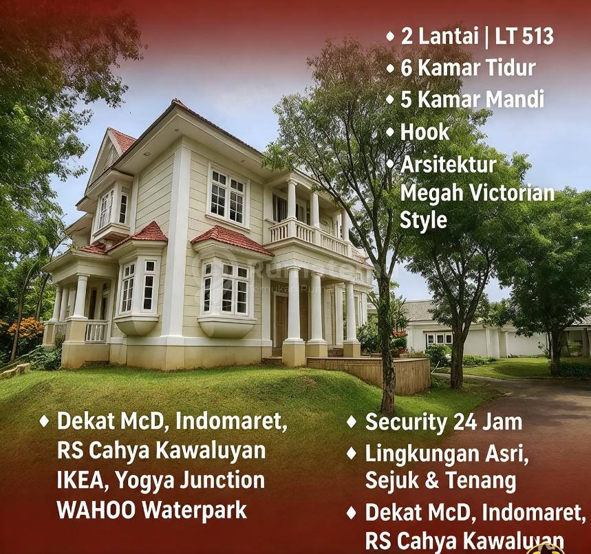 Dijual Exclusive Rumah Mewah 6 KT Hook Cluster Pitaloka Kota Baru Parahyangan Bdg