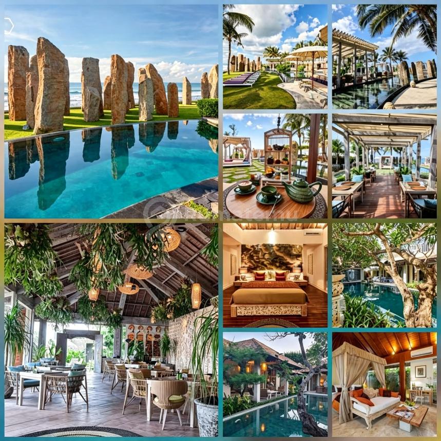 FOR SALE BEACH FRONT LUXURIOUS VILLA RESORT AT  GIANYAR, BALI