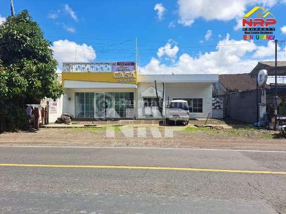 Ruko Ex Cafe Strategis di Tepi Jalan Rogojampi Banyuwangi Dijual, Cocok untuk Berbagai Jenis Usaha