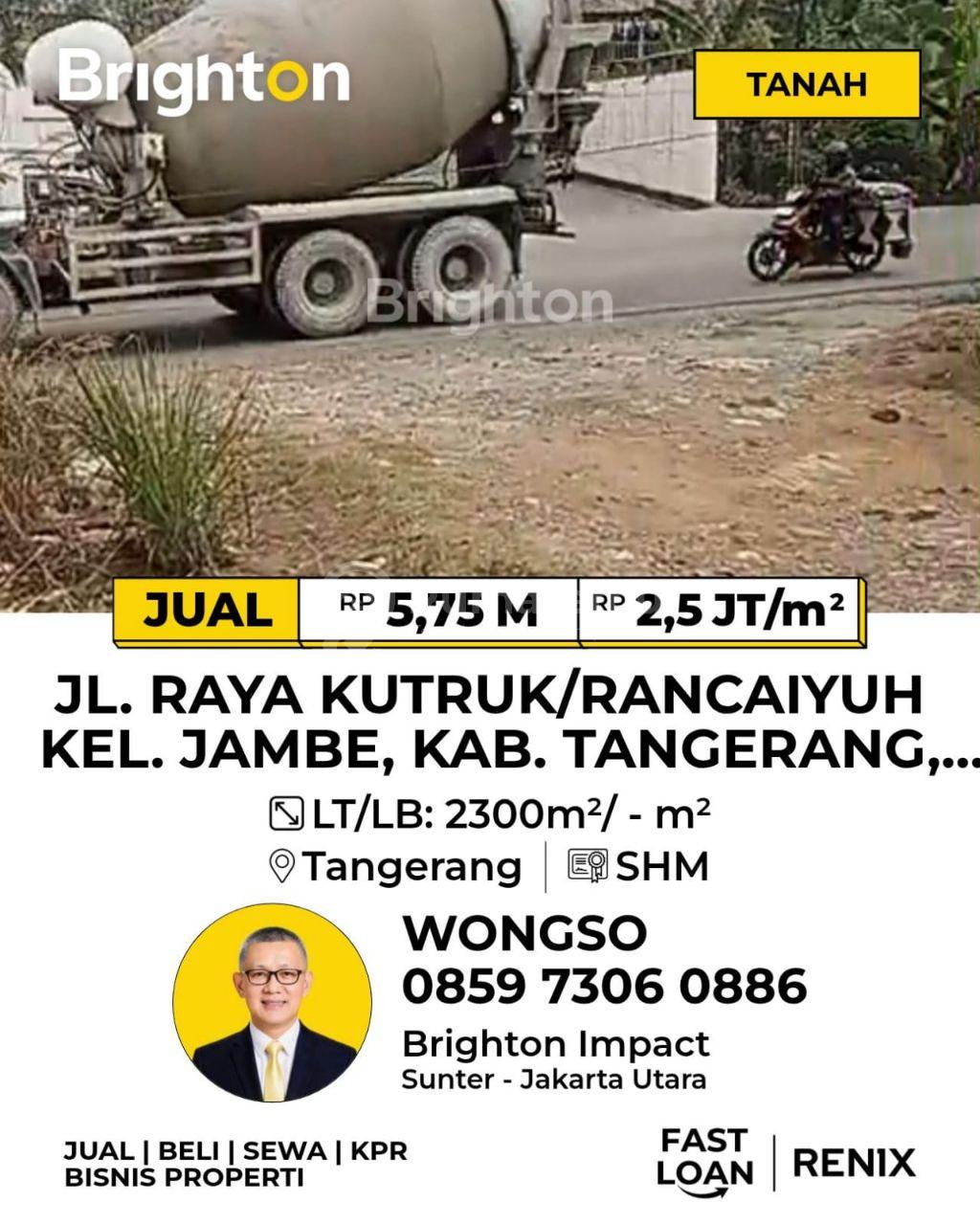 Lahan Datar Zona Industri, Kontainer 40 Feet