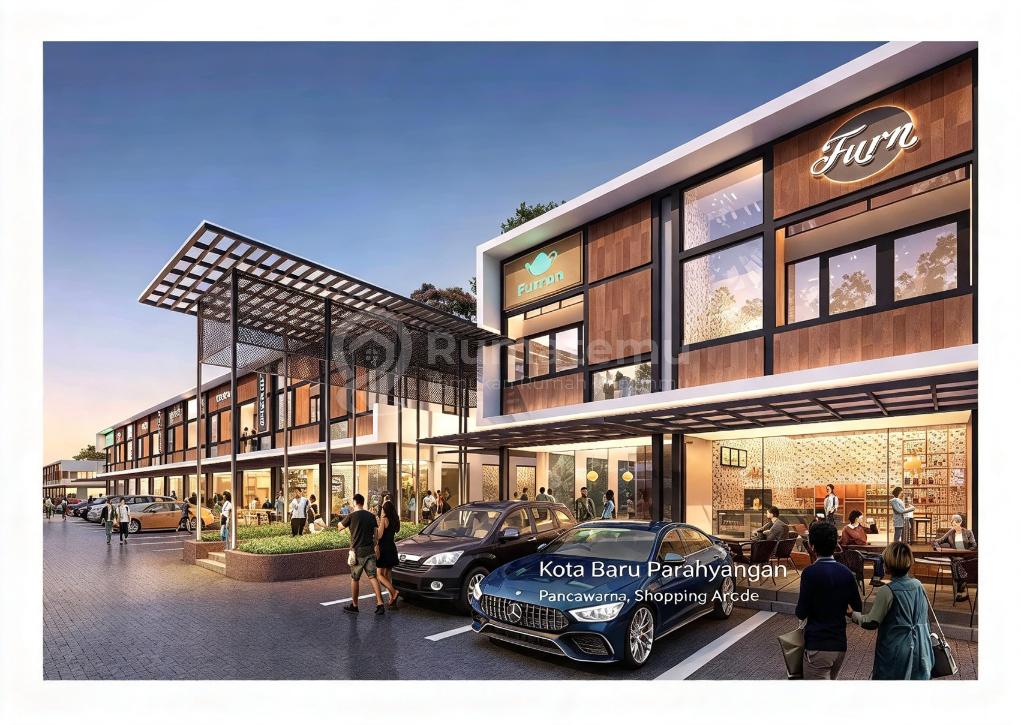 Dijual Ruko Town Center Shopping Arcade Type Sudut KOTA BARU PARAHYANGAN