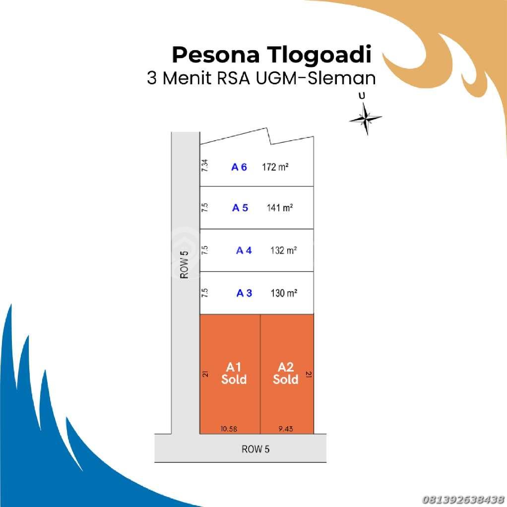 Jual Tanah Kavling SHM Perumahan Premium Tlogoadi Mlati Sleman – 8 Menit Exit Tol & 6 Menit RSA UGM