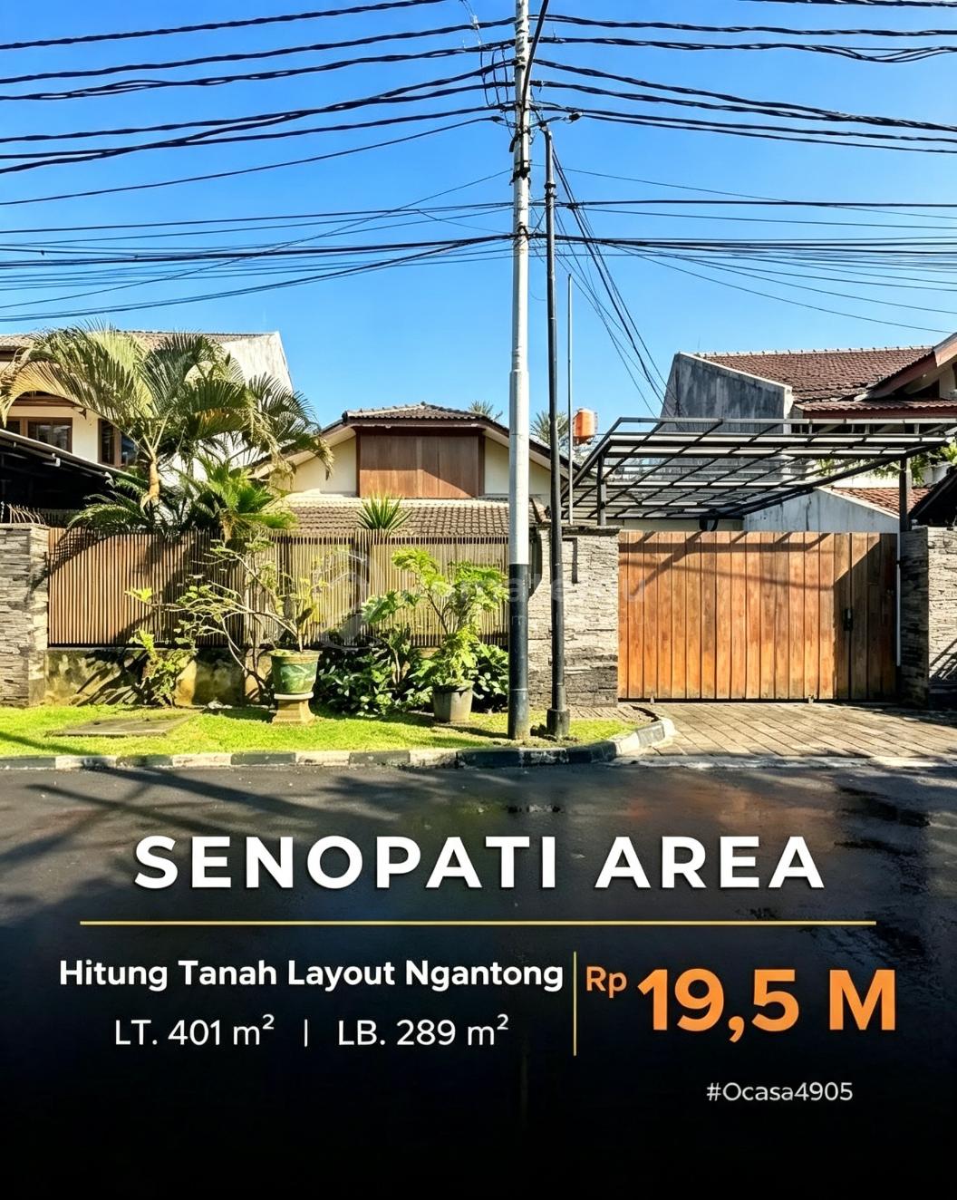 Rumah Dijual di Jalan Citayam Kebayoran Baru Jakarta Selatan Lokasi Strategis Lingkungan Elite, Tenang, Nyaman
