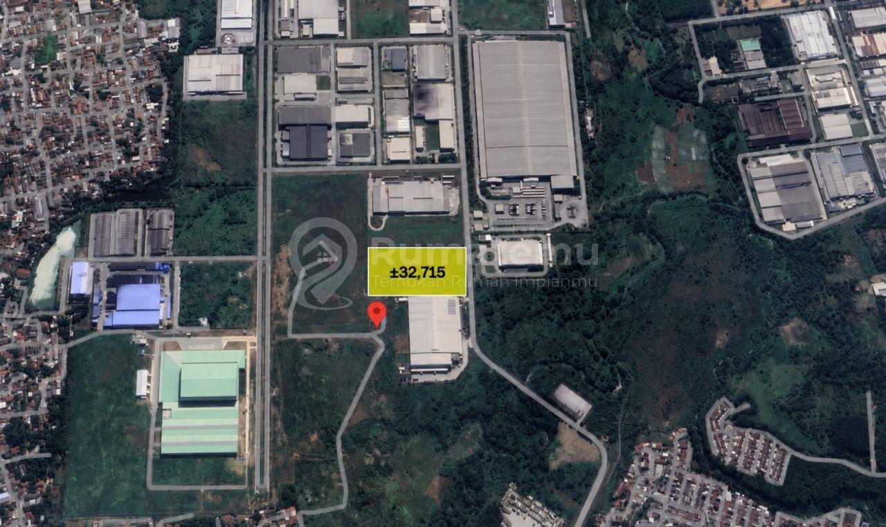 Tanah Industrial Luas Cocok untuk Bangun Pabrik Berat, Pusat Logistik, Dll di Kawasan Mm2100 Cibitung