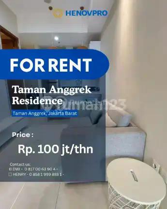 Brand New Taman Anggrek Residence Unit 1Br + 1Study Full Furnish