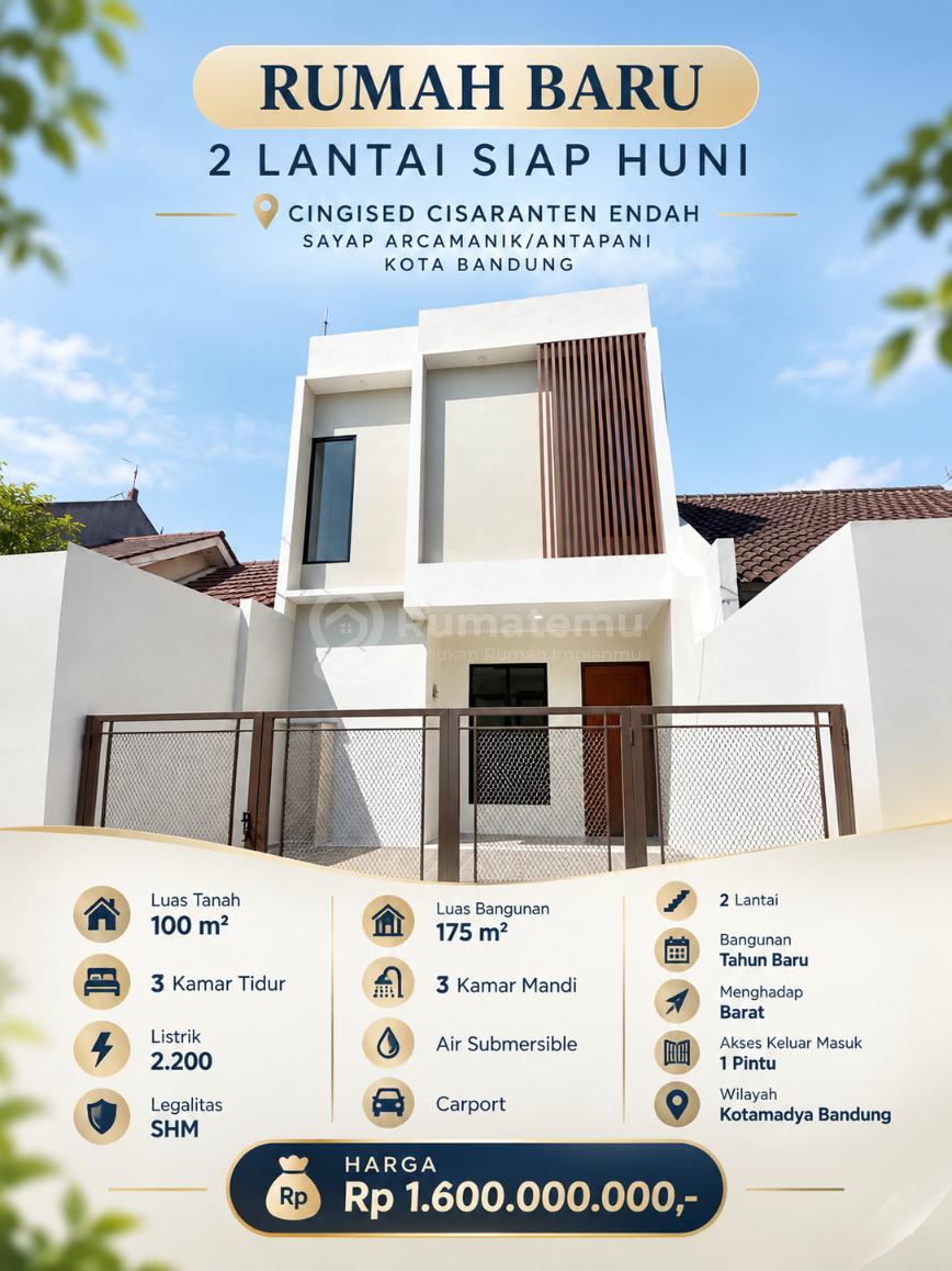 Rumah Baru Cingised Dekat Arcamanik, Antapani Bandung