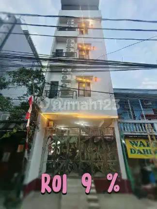 DiJual Rumah Kos Sudah Berjalan ROI Tinggi Di Jalan Alpukat Tanjung Duren, Jakarta Barat