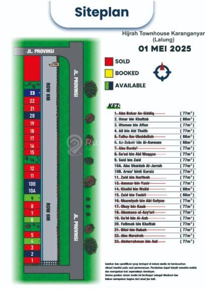 Hijrah Townhouse Lalung (Karanganyar) - Harga 300 Juta S/D 425 Juta By Prabowo Siswanto Property