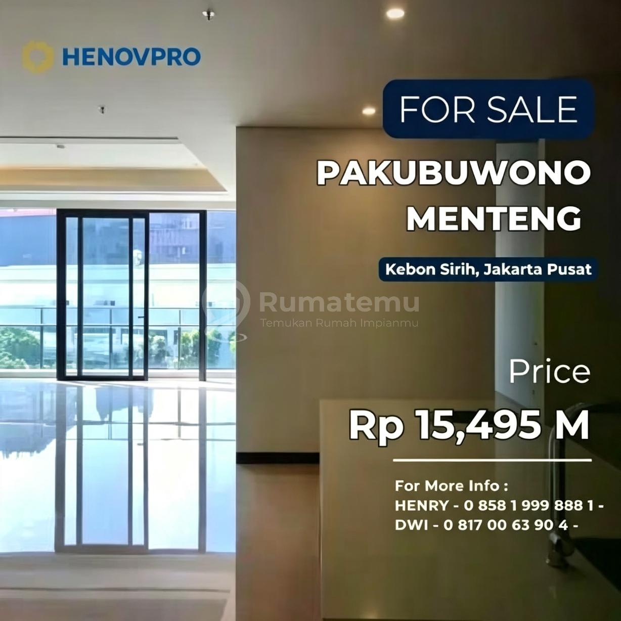 Pakubuwono Menteng 2 Milyar Dibawah Market Price City+pool View